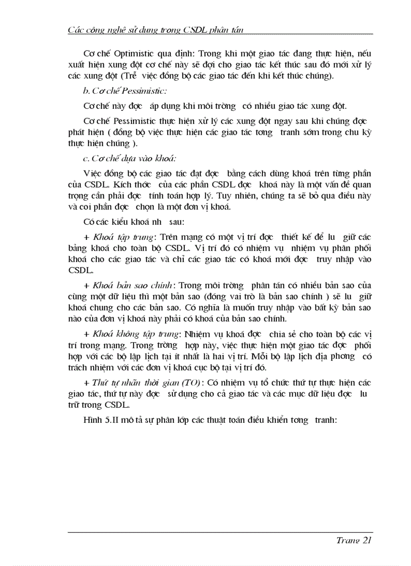 image for page Các công nghệ sử dụng trong CSDL phân tán và Oracle