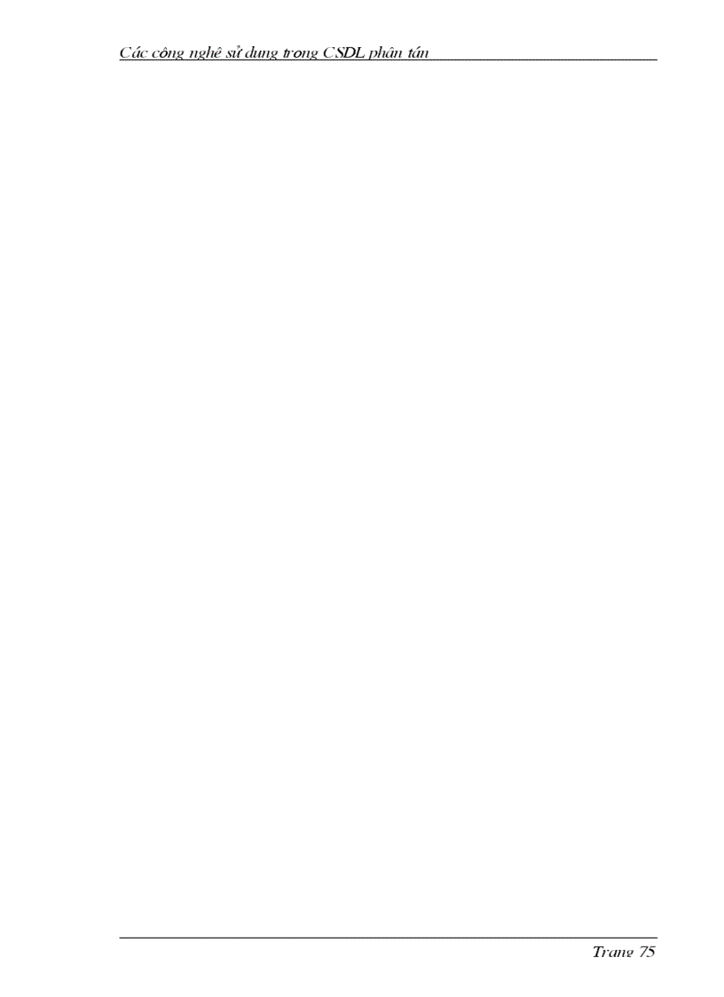 image for page Các công nghệ sử dụng trong CSDL phân tán và Oracle