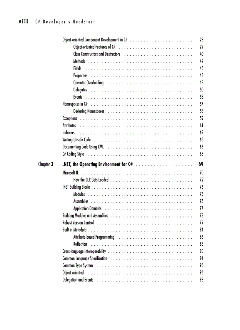 image for page C Developer s Headstart