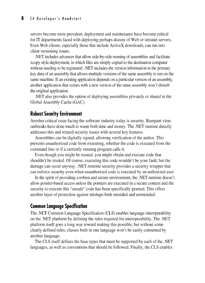 image for page C Developer s Headstart