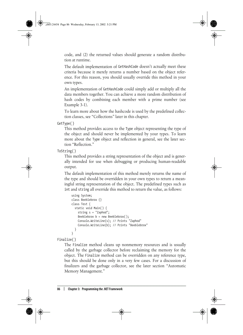 image for page Programming the NET Framework