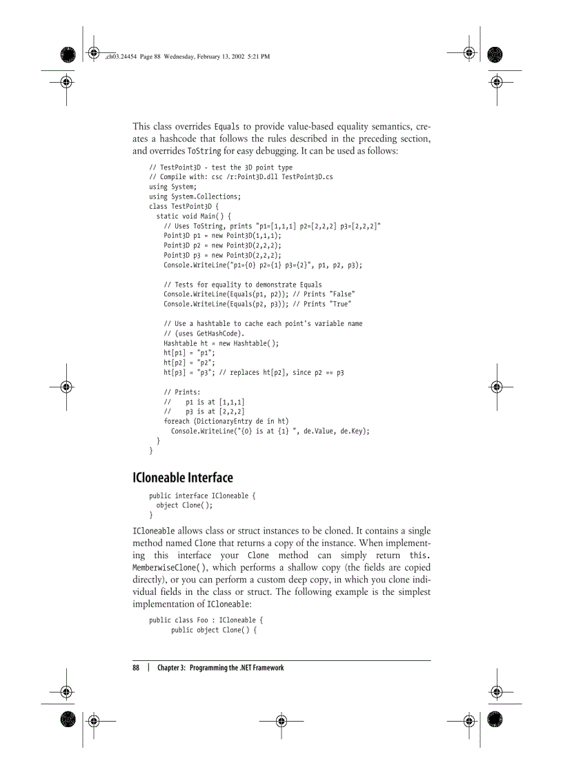 image for page Programming the NET Framework