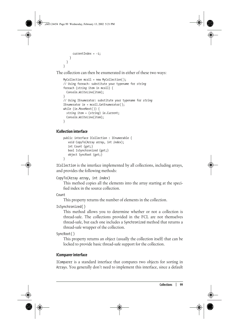 image for page Programming the NET Framework