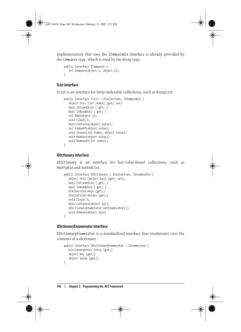 image for page Programming the NET Framework