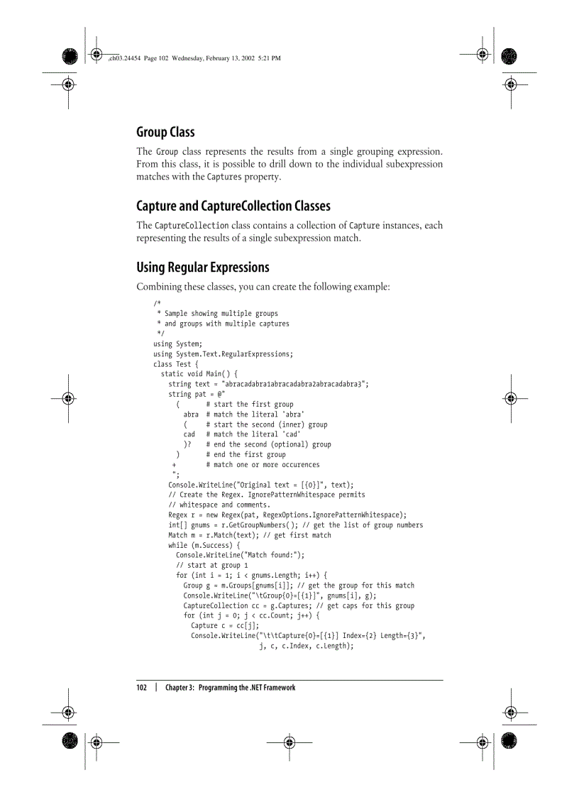 image for page Programming the NET Framework