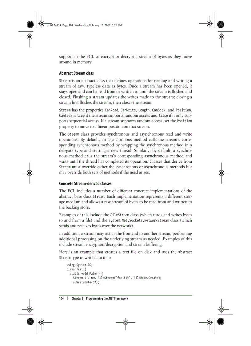 image for page Programming the NET Framework