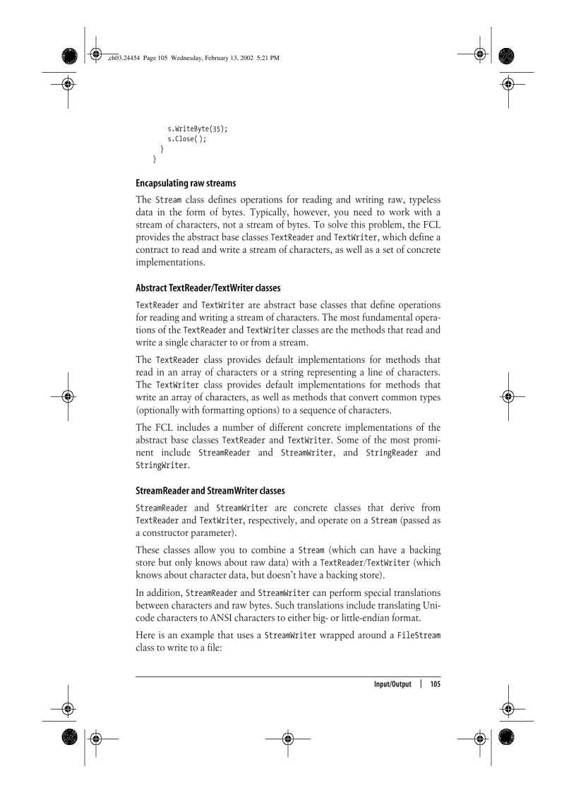 image for page Programming the NET Framework