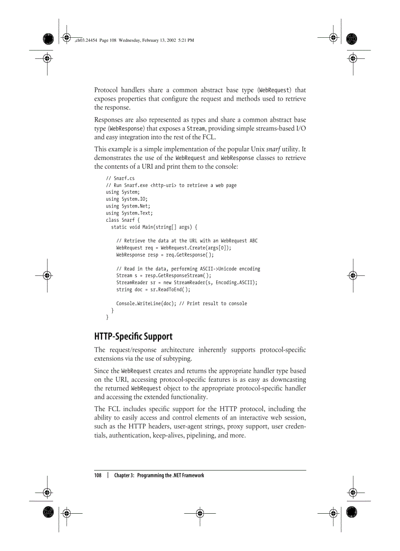image for page Programming the NET Framework