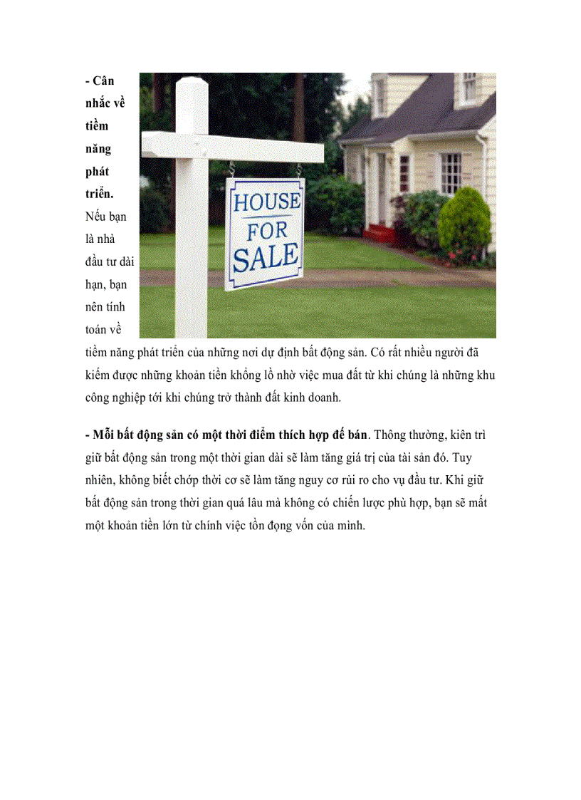 image for page Những lời khuyên đầu tư bất động sản thành công
