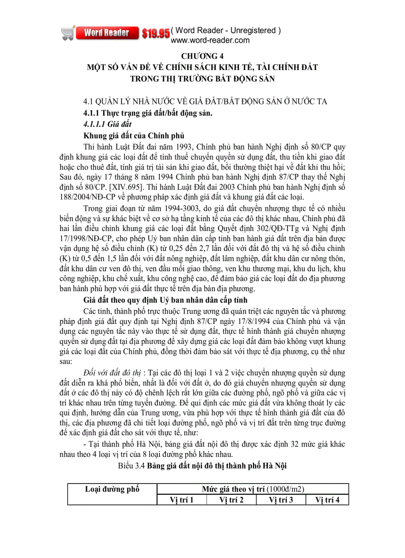 image for page Một số vấn đề về chính sách kinh tế tài chính đất trong thị trường bất động sản