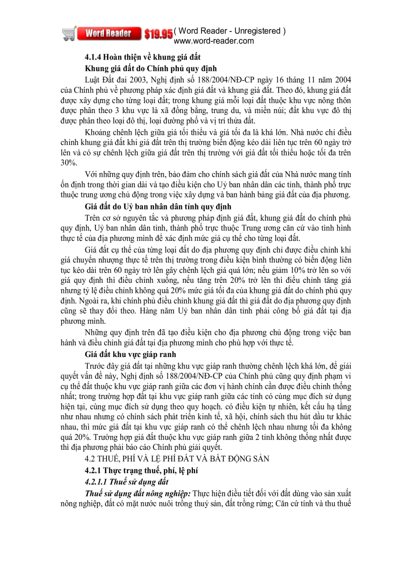 image for page Một số vấn đề về chính sách kinh tế tài chính đất trong thị trường bất động sản