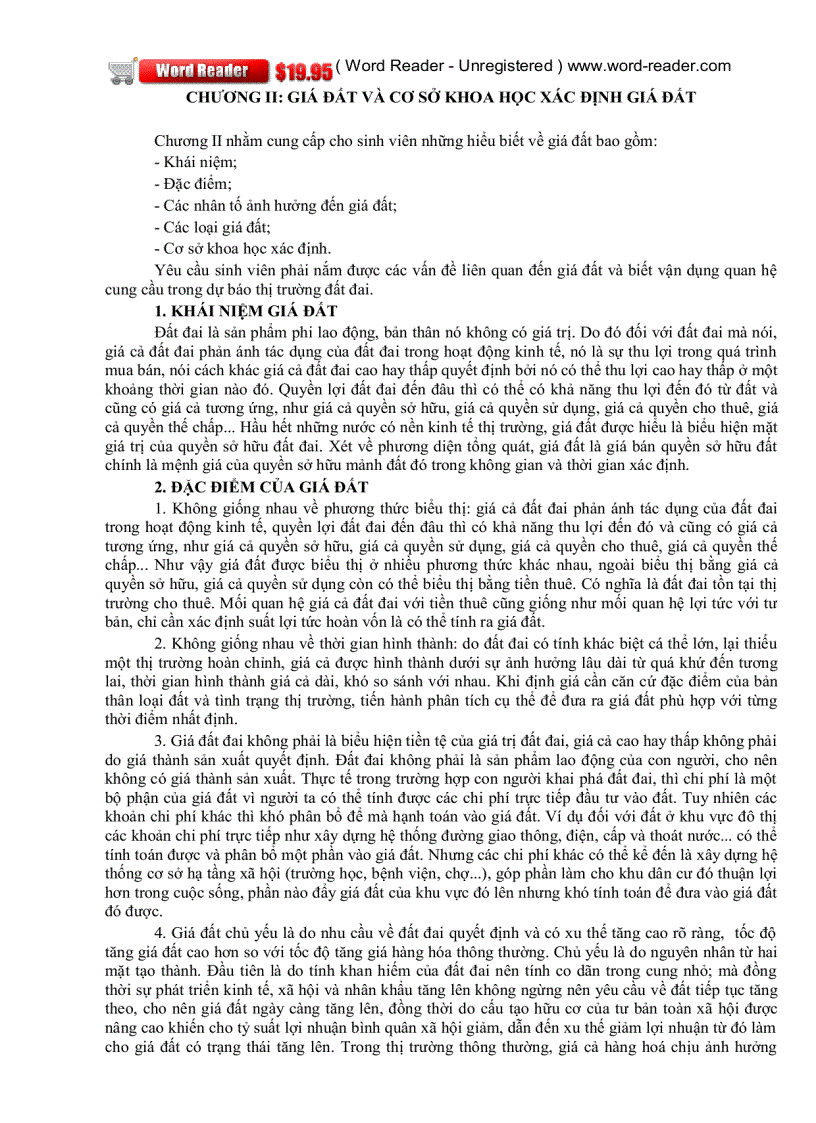 image for page Giáo trình định giá đất