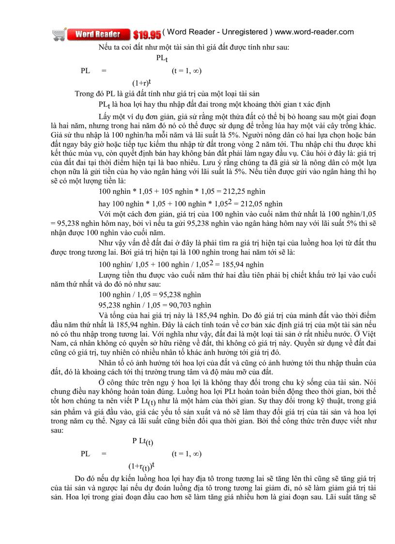 image for page Giáo trình định giá đất