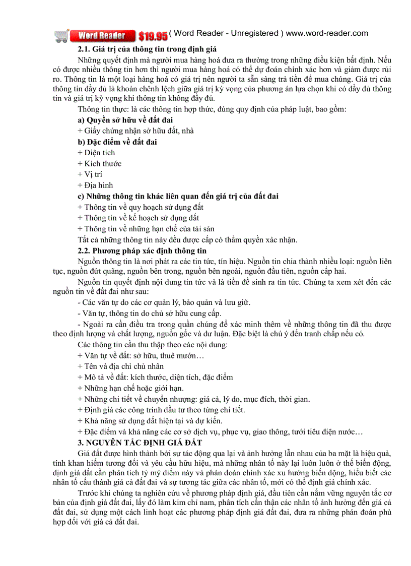 image for page Giáo trình định giá đất