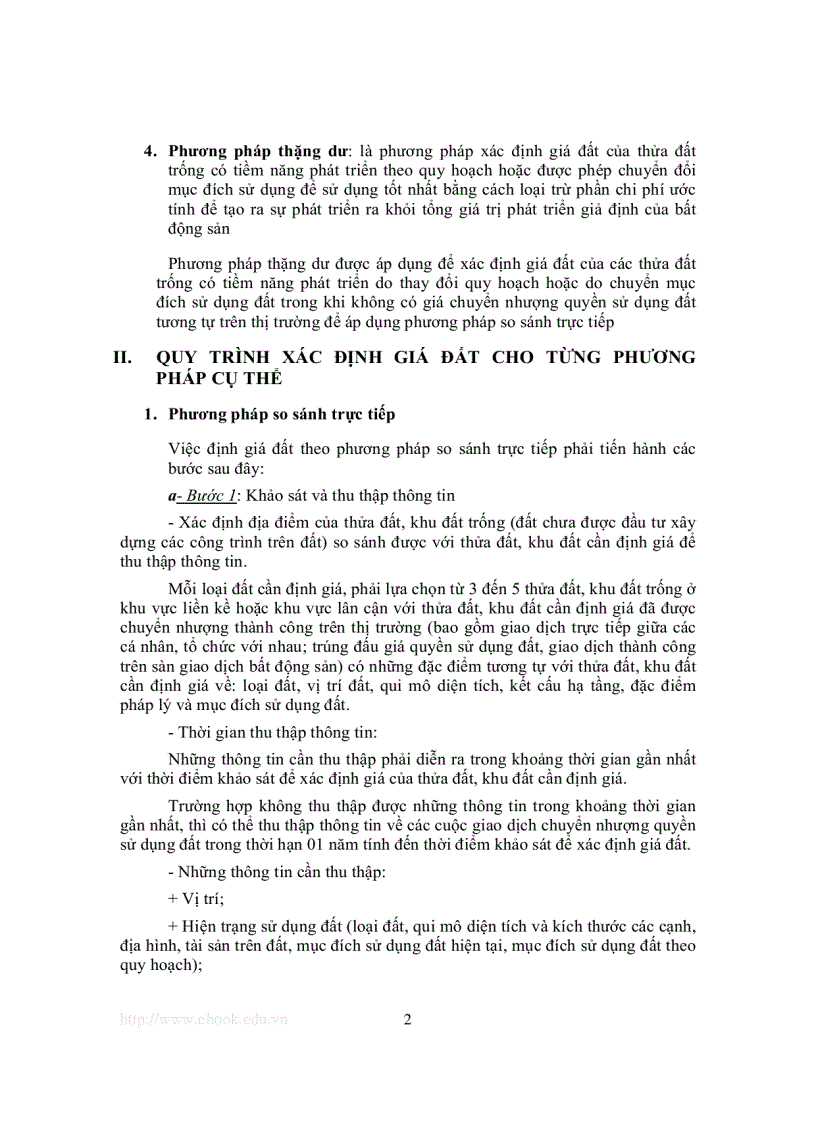 image for page Các phương pháp xác định giá đất