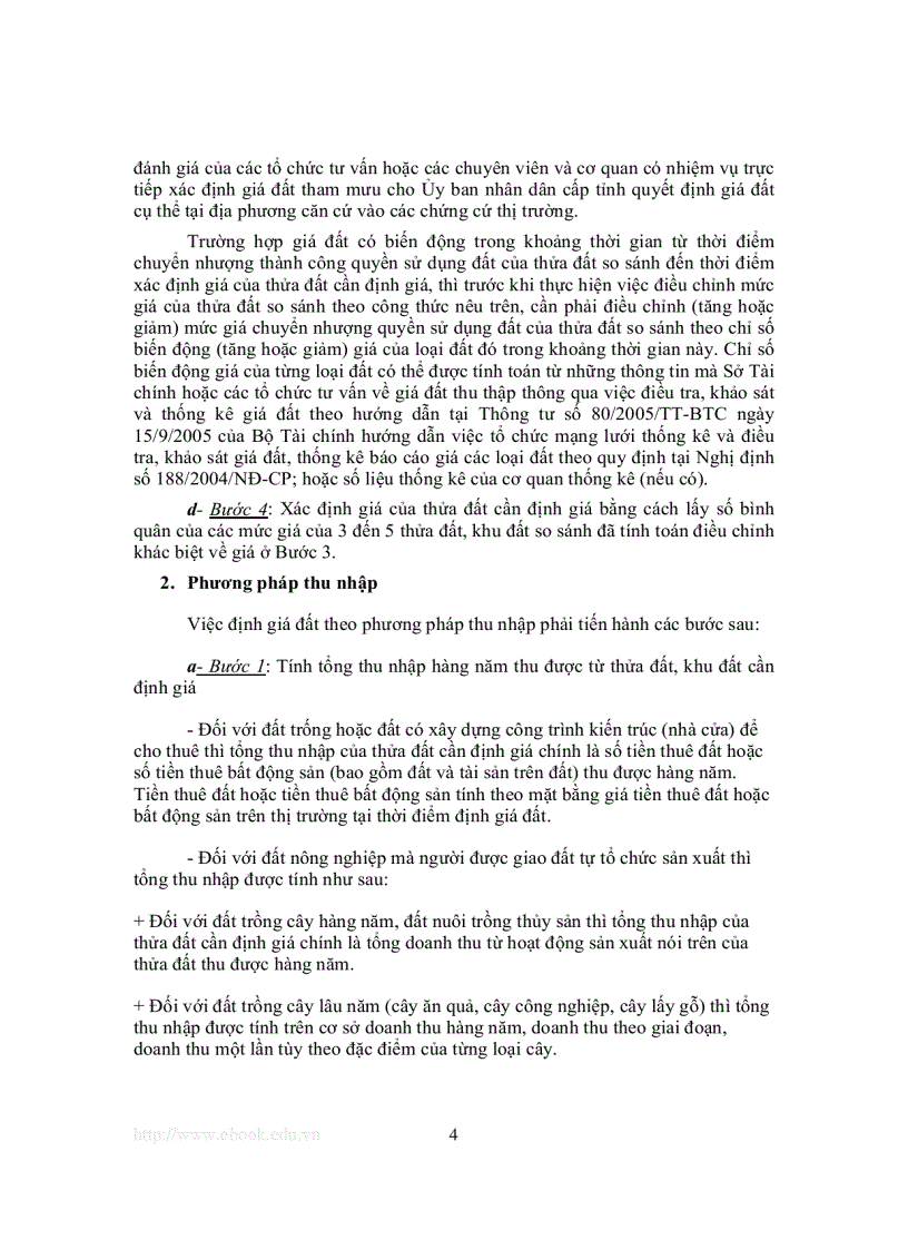 image for page Các phương pháp xác định giá đất