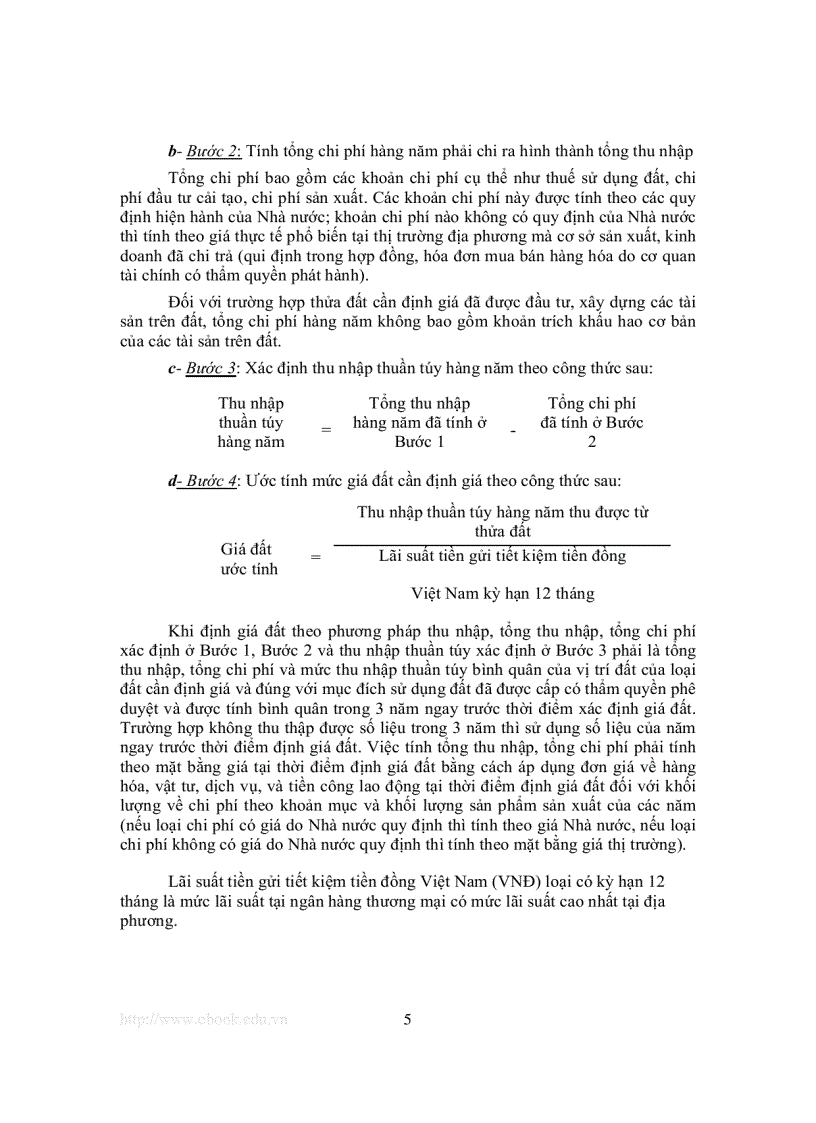 image for page Các phương pháp xác định giá đất