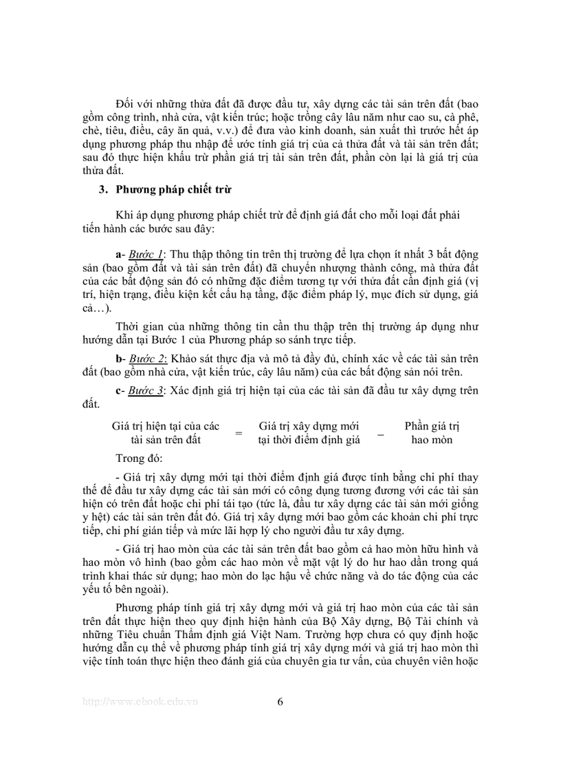 image for page Các phương pháp xác định giá đất