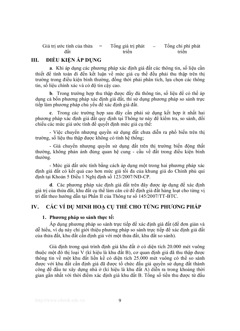 image for page Các phương pháp xác định giá đất