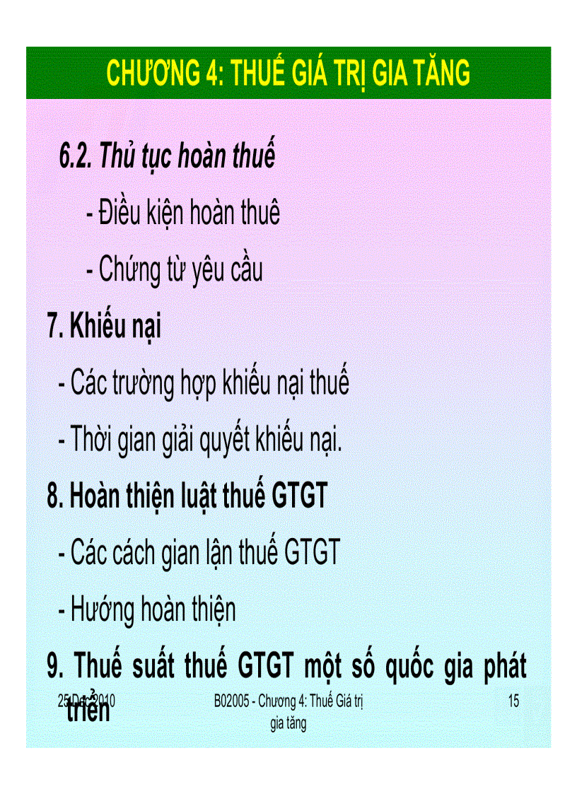 image for page Thuế giá trị gia tăng