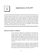 Applications of the DFT