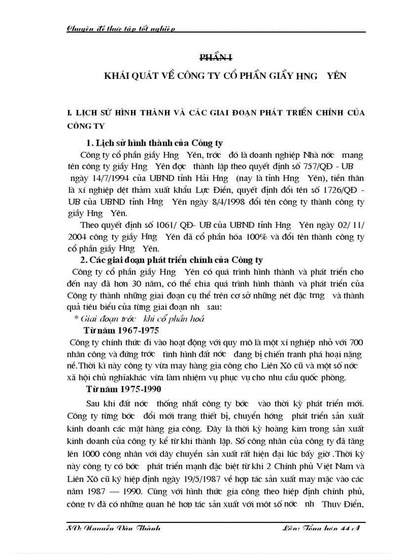 image for page Một số giải pháp nhằm nâng cao hiệu quả kinh doanh ở Công ty cổ phần giầy Hưng Yên