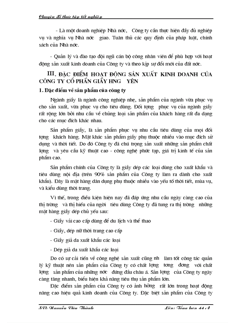 image for page Một số giải pháp nhằm nâng cao hiệu quả kinh doanh ở Công ty cổ phần giầy Hưng Yên