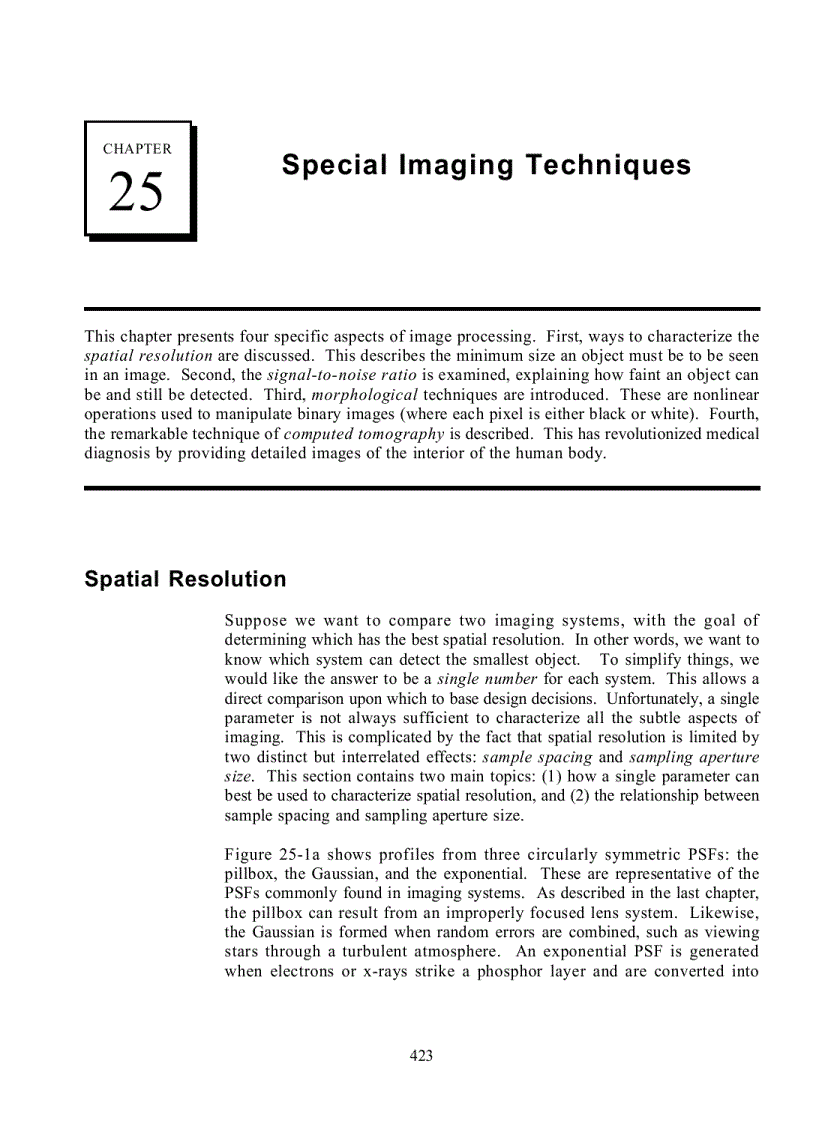 Special Imaging Techniques