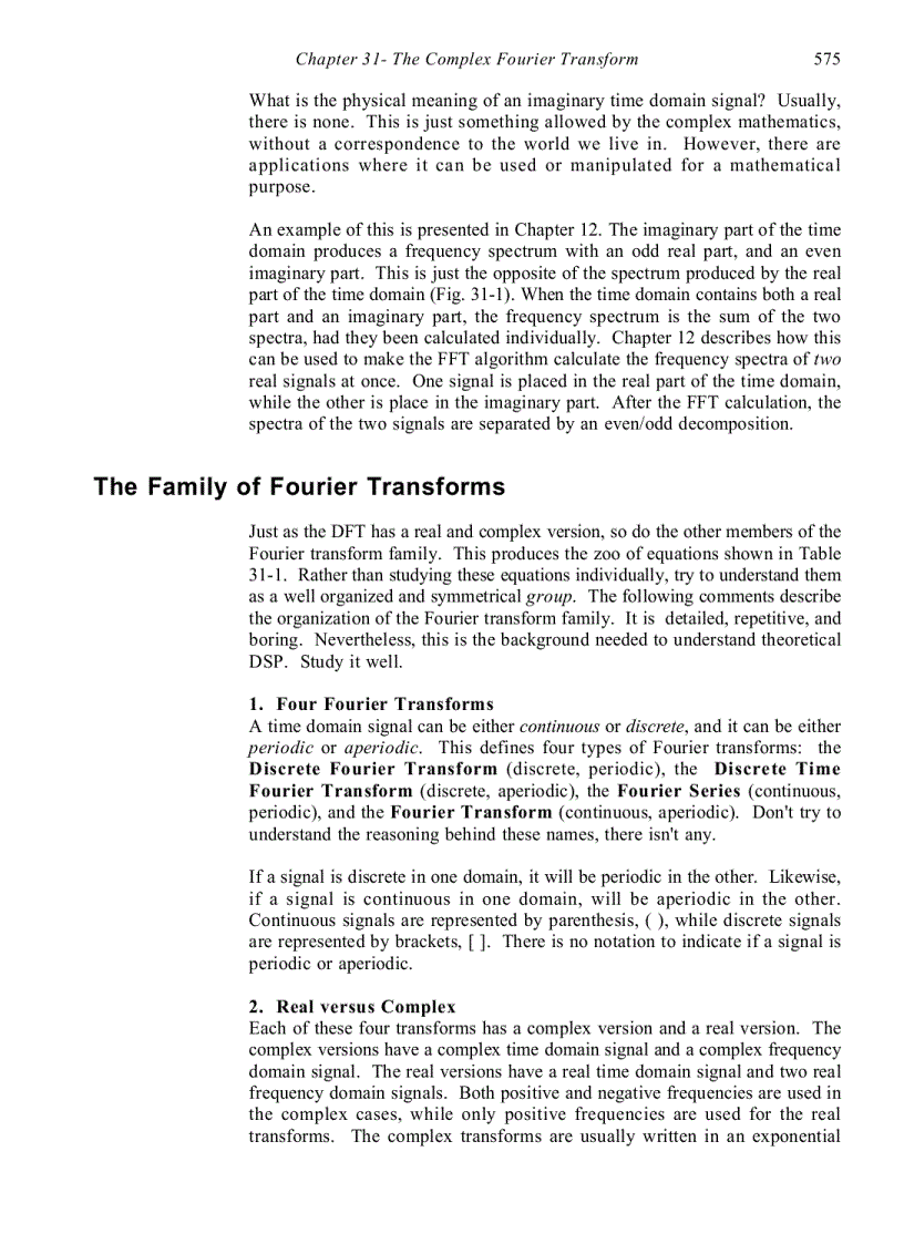 image for page The Complex Fourier Transform