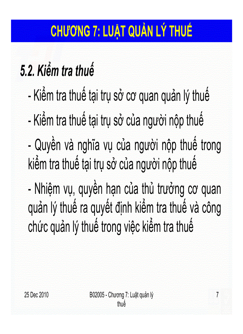 image for page Luật quản lý thuế