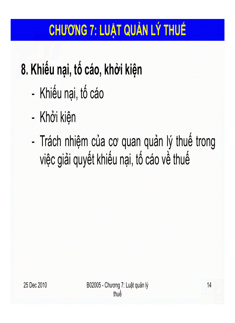 image for page Luật quản lý thuế