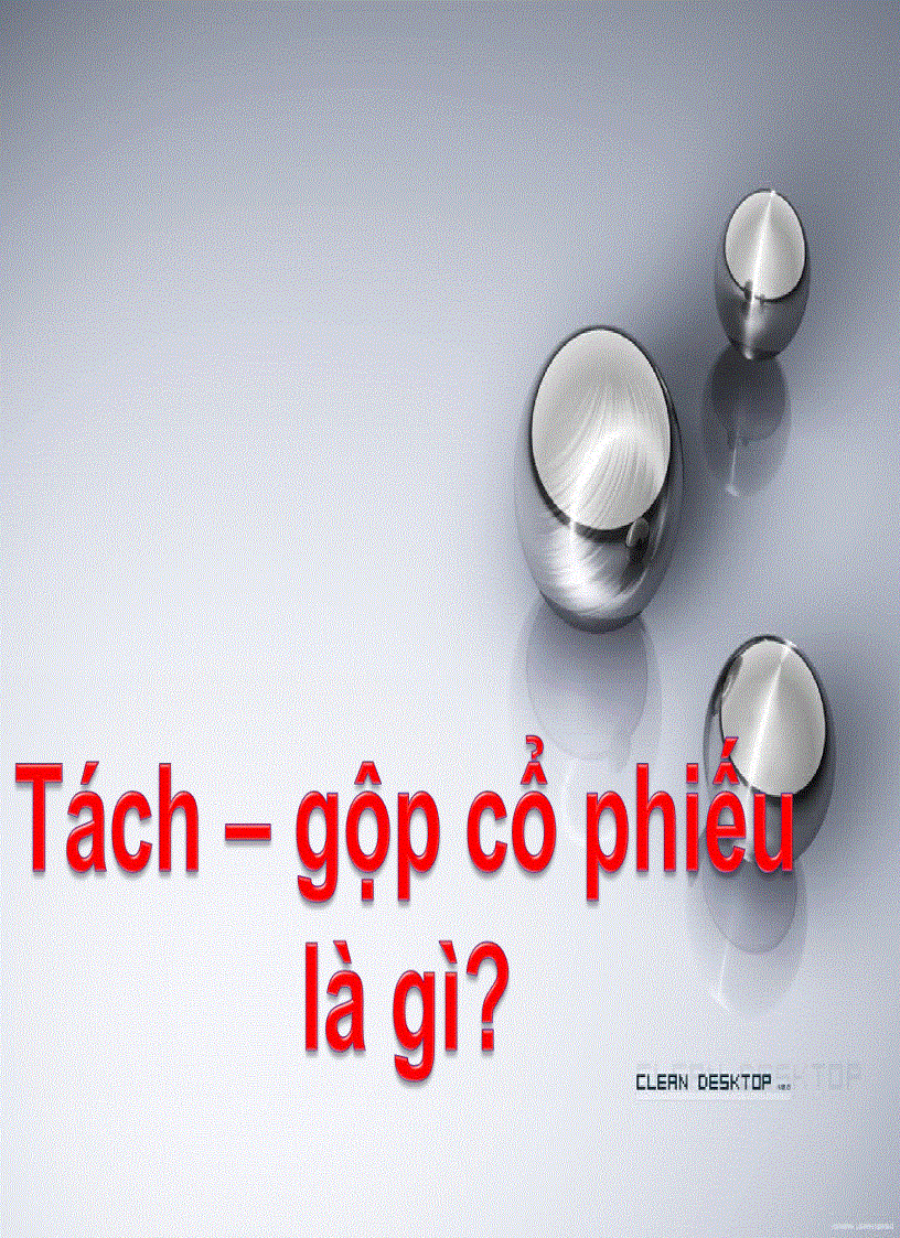 image for page Tách và gộp cổ phiếu