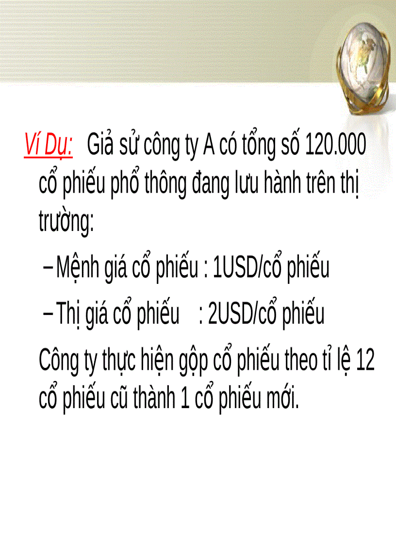 image for page Tách và gộp cổ phiếu