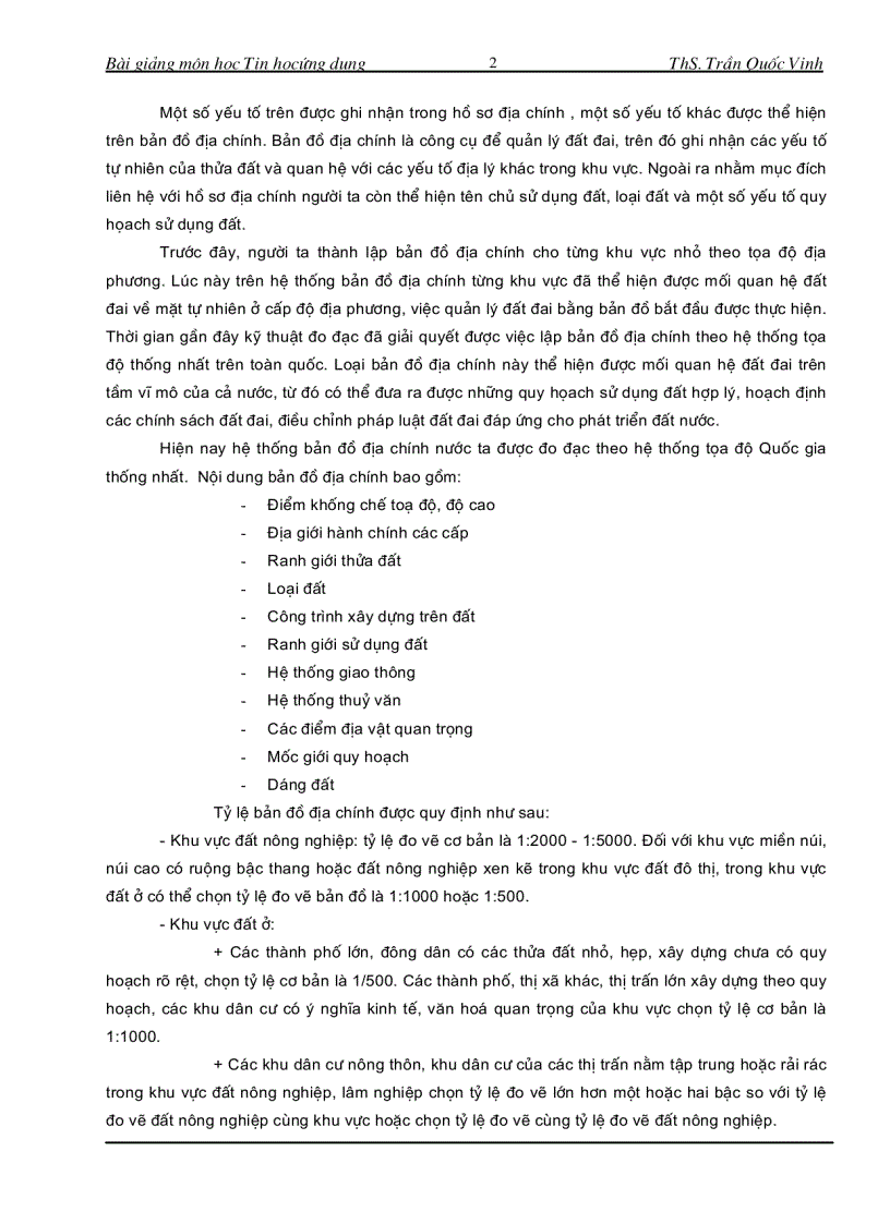 image for page Tin học ứng dụng Bản đồ số