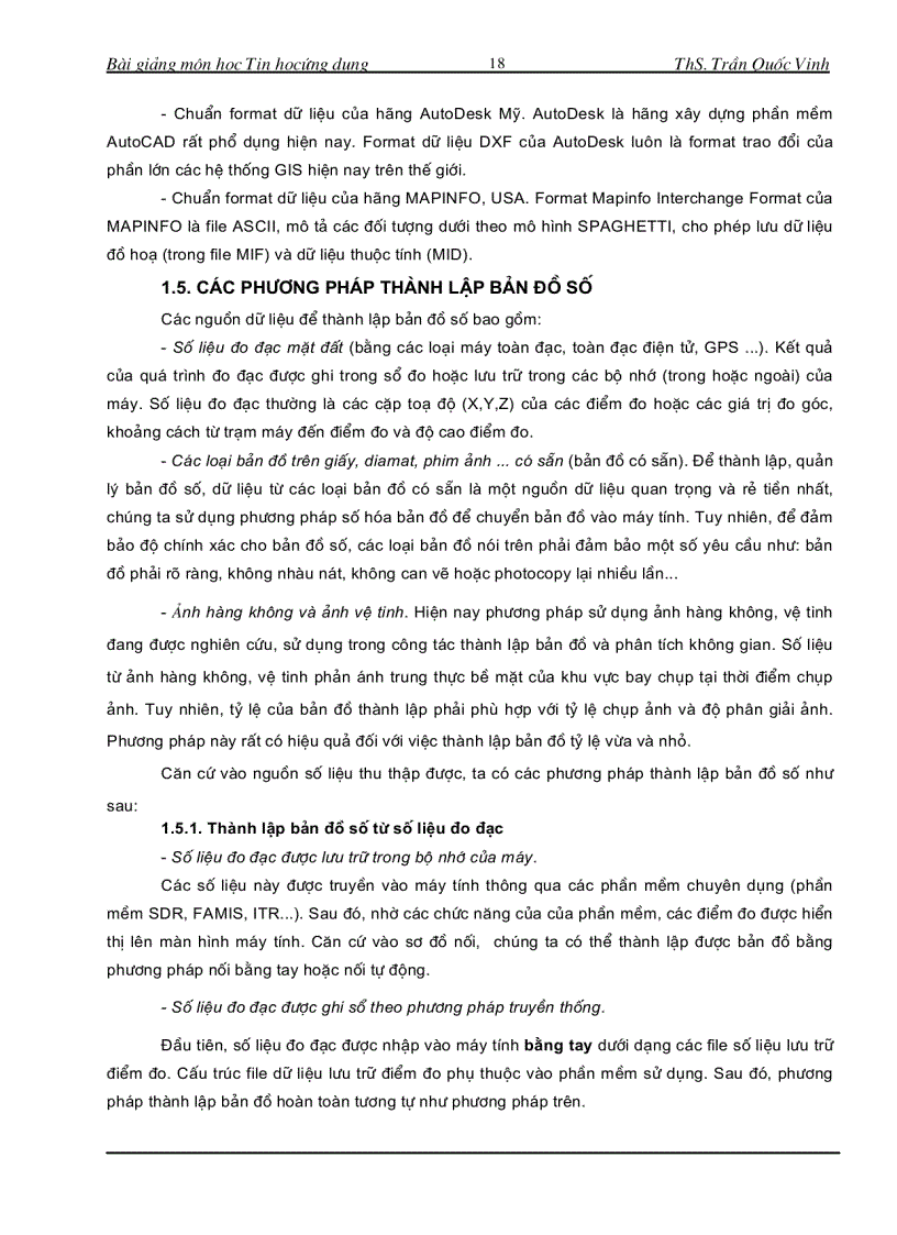 image for page Tin học ứng dụng Bản đồ số