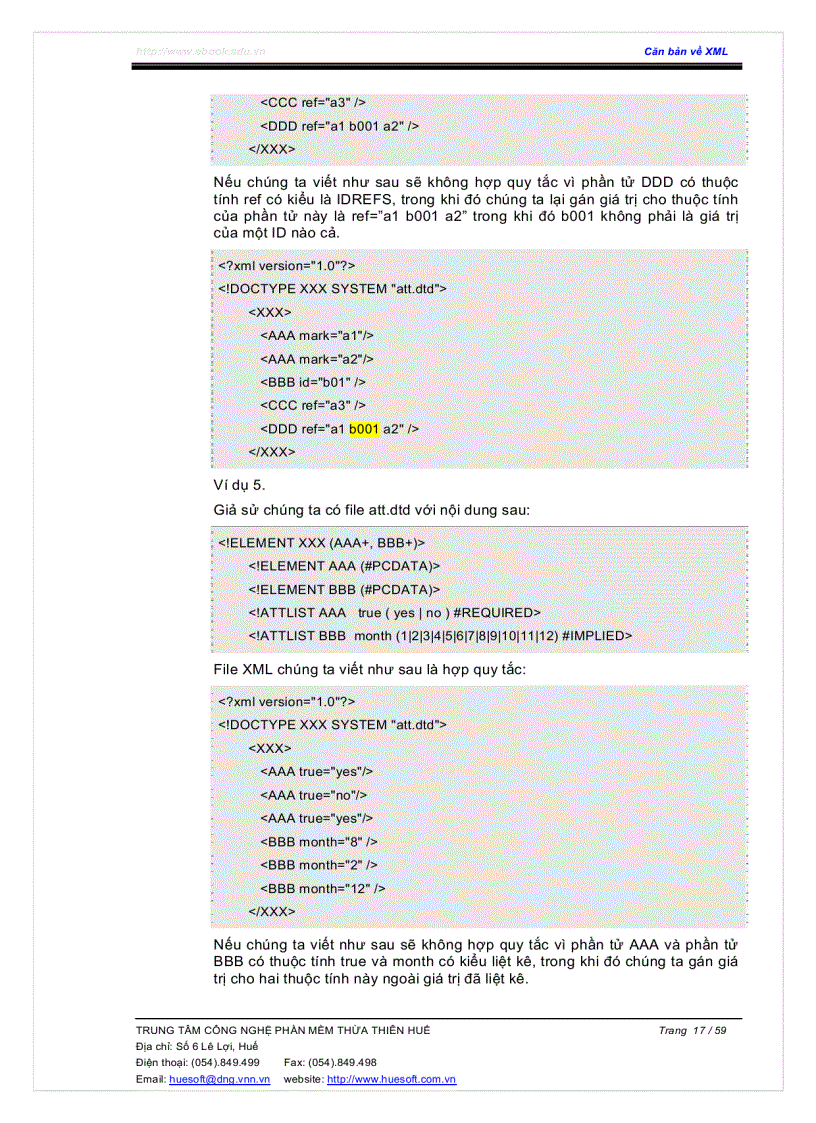 image for page Căn bản về XML