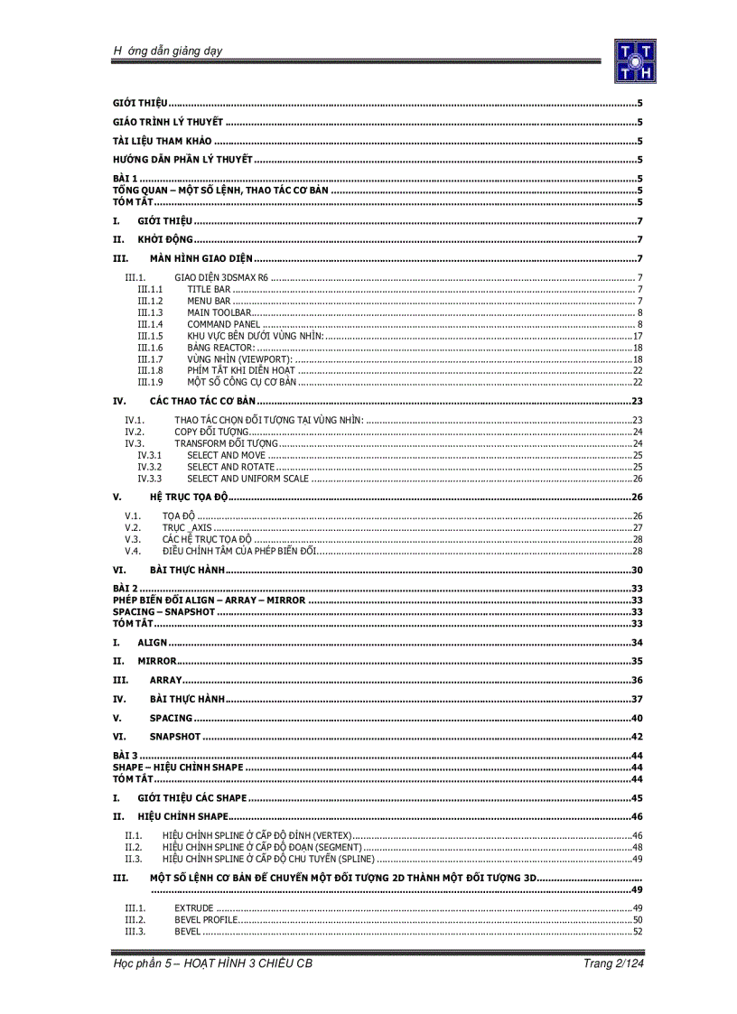 image for page Hoạt hình 3D cơ bản