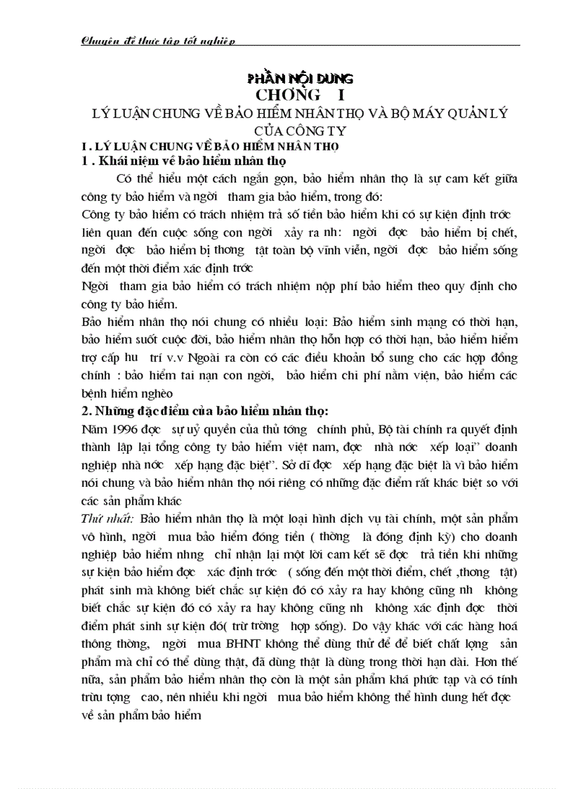 image for page Nâng cao năng lực hoạt động của bộ máy quản lý ở công ty bảo hiểm nhân thọ Thanh Hoá