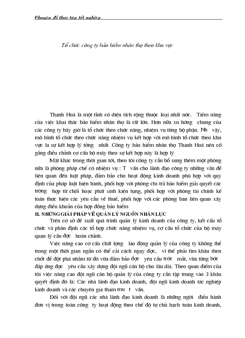 image for page Nâng cao năng lực hoạt động của bộ máy quản lý ở công ty bảo hiểm nhân thọ Thanh Hoá