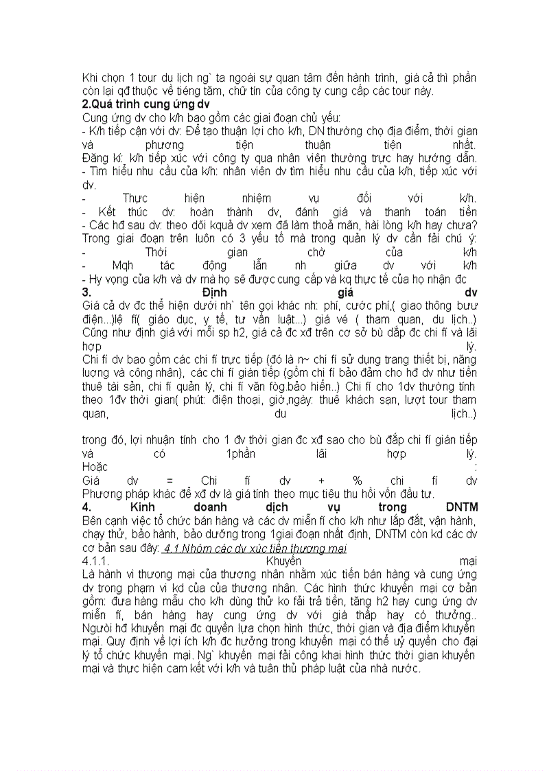 image for page Dịch vụ trong DNTM