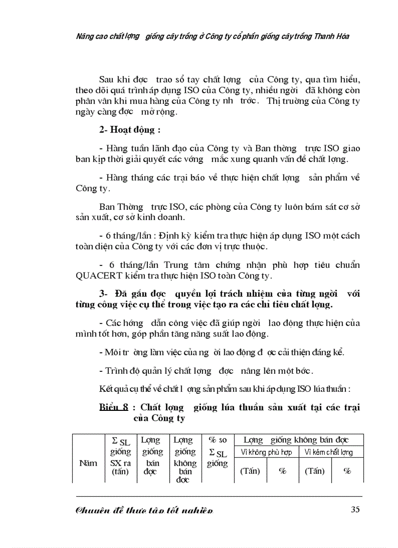 image for page Nâng cao chất lượng giống cây trồng ở Công ty cổ phần giống cây trồng Thanh Hóa