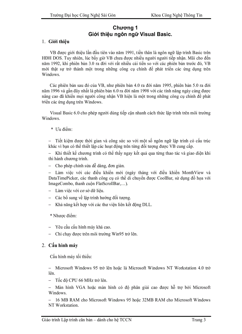 image for page Giáo trình lập trình căn bản dành cho hệ TCCN