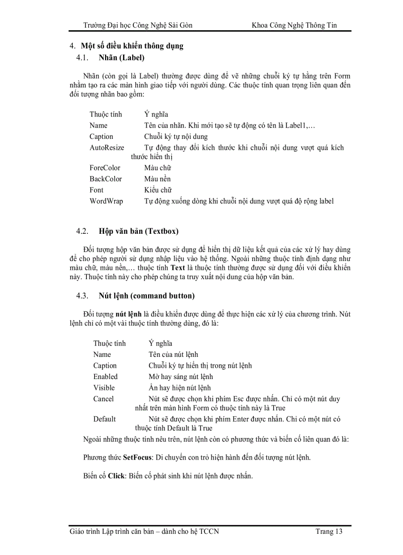 image for page Giáo trình lập trình căn bản dành cho hệ TCCN