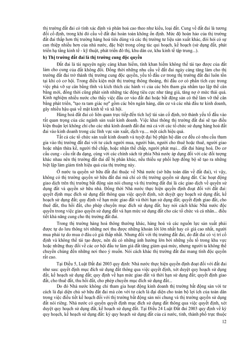 image for page Đất đai và thị trường đất đai