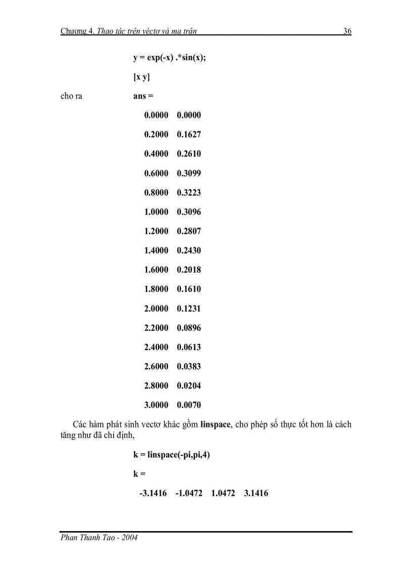 image for page Giáo trình Matlab