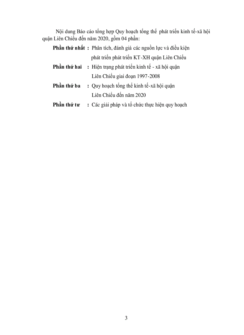 image for page Phân tích đánh giá các nguồn lực và điều kiện phát triển phát triển KT XH quận Liên Chiểu