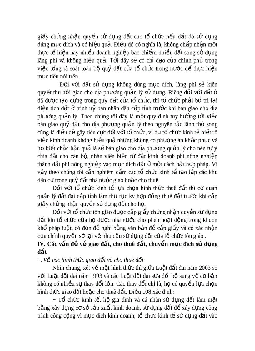 image for page Các nội dung cơ bản về luật đất đai năm 2003