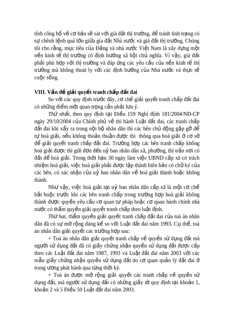 image for page Các nội dung cơ bản về luật đất đai năm 2003