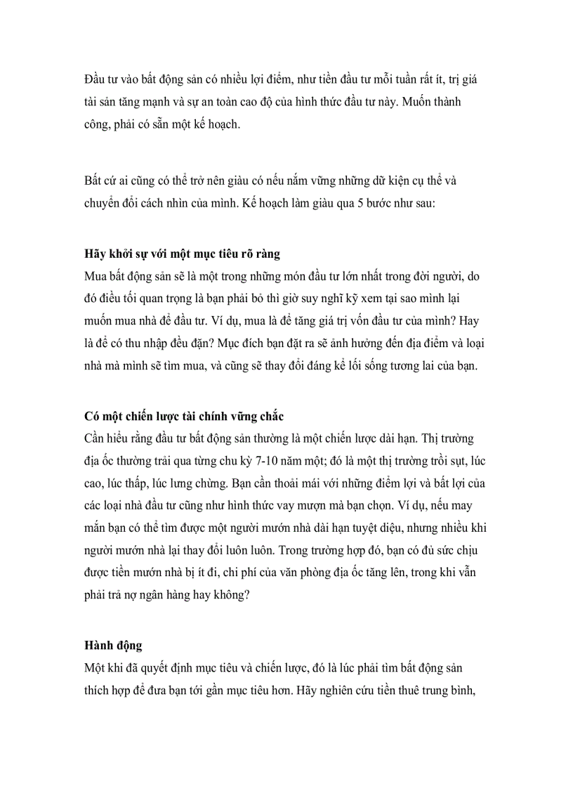 image for page Những lợi ích trong đầu tư Bất động sản