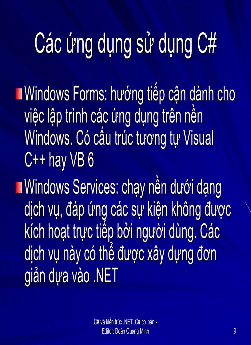 image for page C và NET Framework